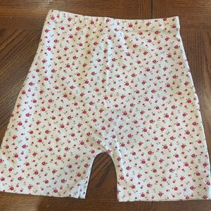Brandy Melville Floral Bike Shorts